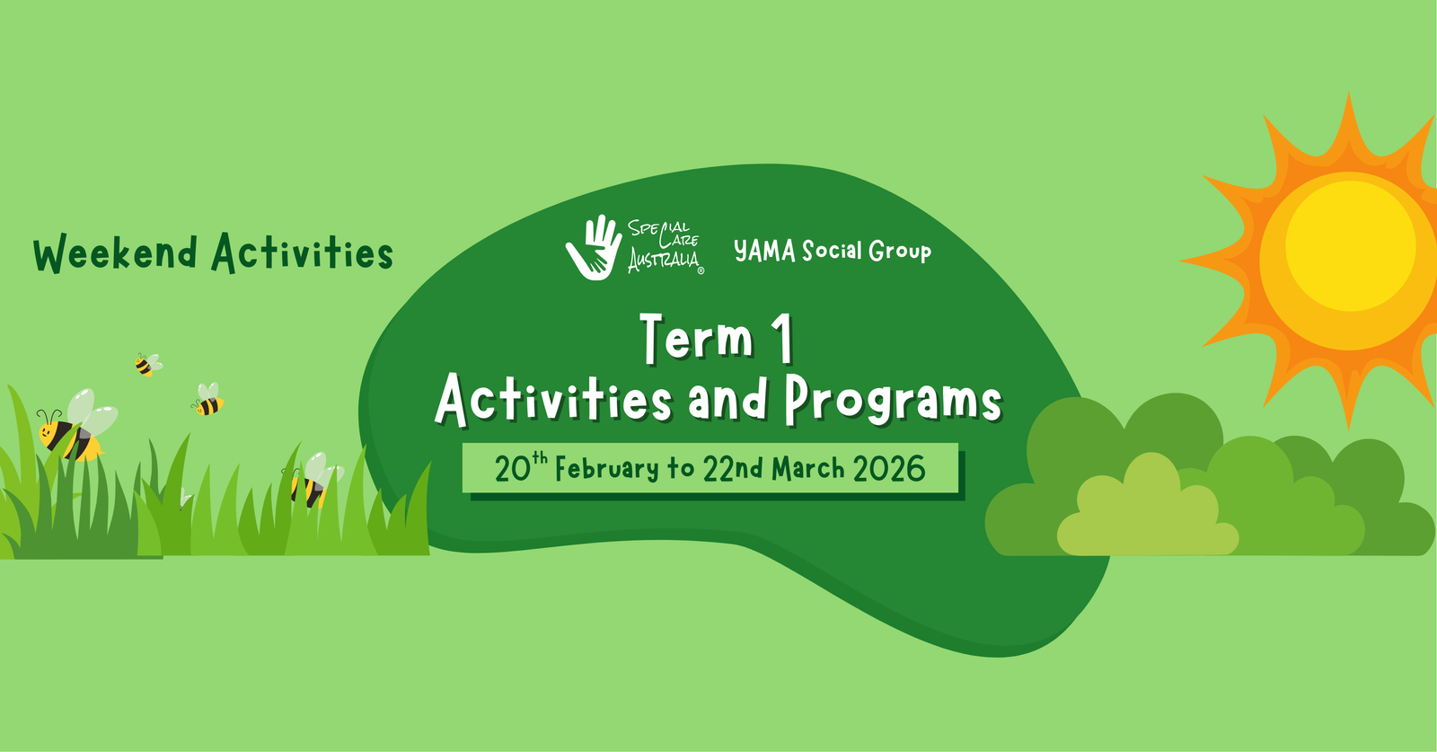 YAMA(hello) Social Group Activities Term 1 Weekend Activities 2026