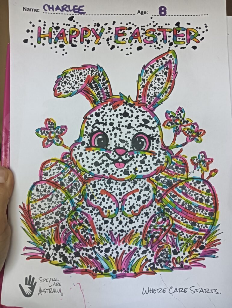 Charlee's Easter Artwork