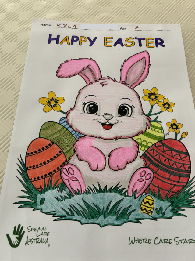 Kyla's Easter Artwork