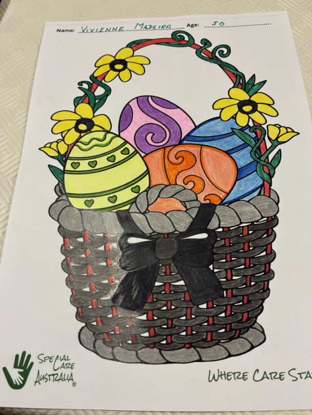 Vivienne's Easter Basket Artwork
